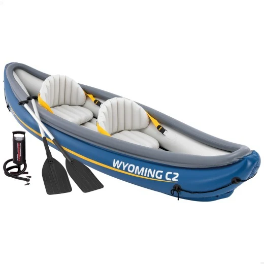 Inflatable kayak Intex 2 seater two paddle inflatable Wyoming C2 68389