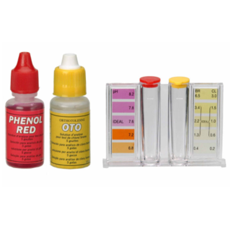 Kit de testare a pH-ului pentru clor/bromo (Oto/Fenol) Gre 90180