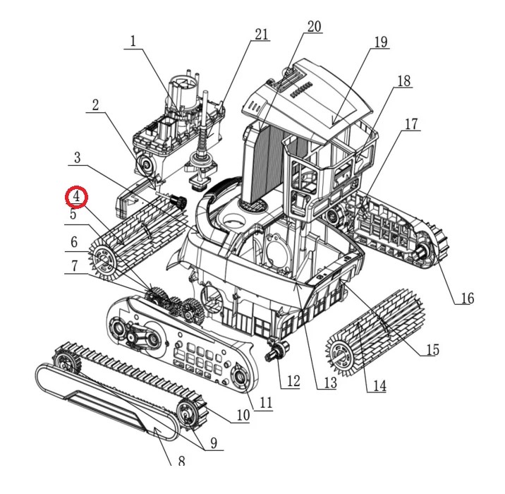 Kit de curățare a rolei frontale E-TRON C20