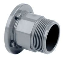 Manicotto della valvola a sfera PVC-C Valvola a sfera industriale filetto maschio