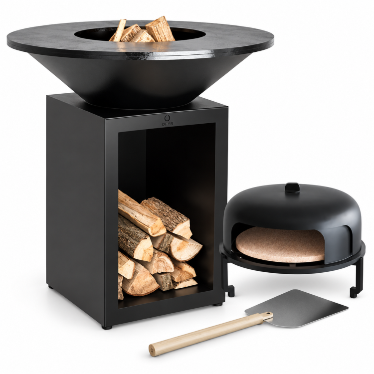 OFYR Classic + Storage Negro 85 con horno pizza