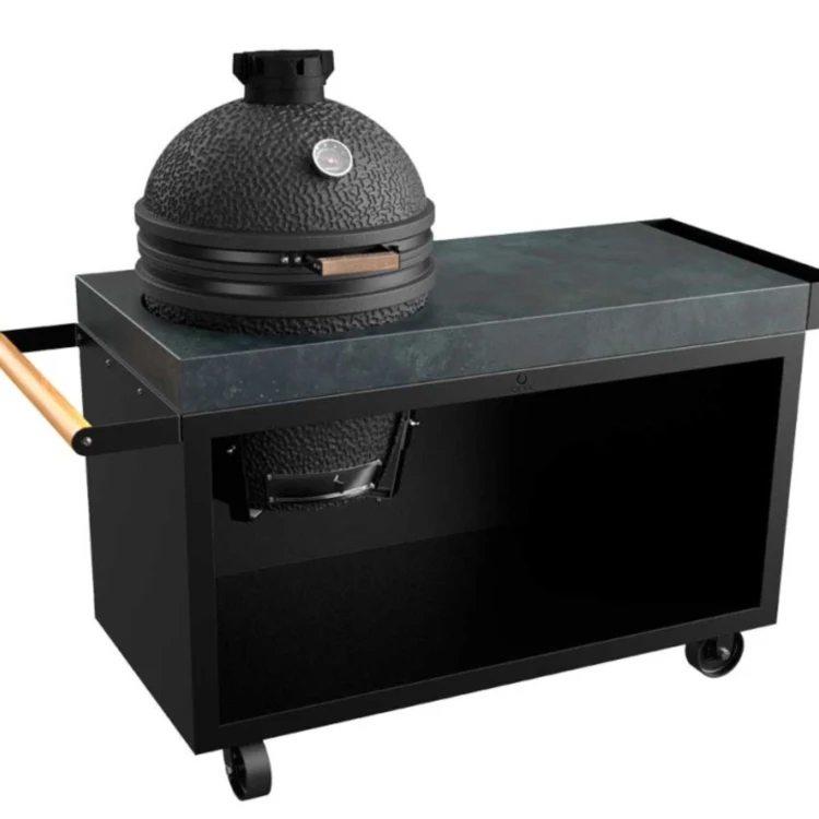 OFYR Fekete asztal 135 PRO Kamado-hoz