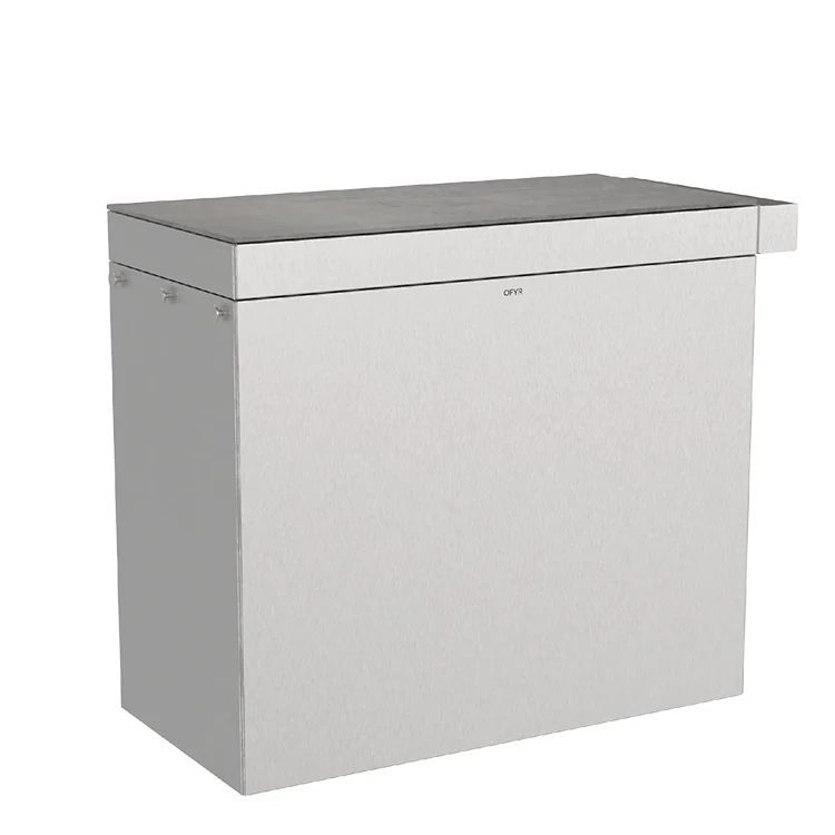 OFYR Signature Mise en Place 100 Acciaio a specchio Terra