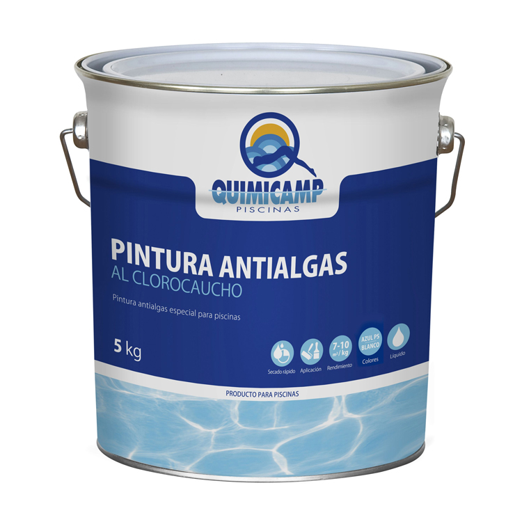 Quimicamp Chlorkautschuk Anti-Algen-Schwimmbadfarbe