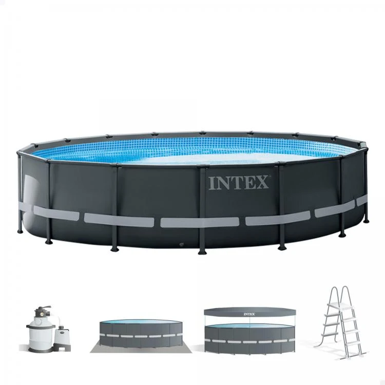 Piscine Intex 26326NP Ultra Frame XTR 488x122 (C/Sand Pump + Ladder)