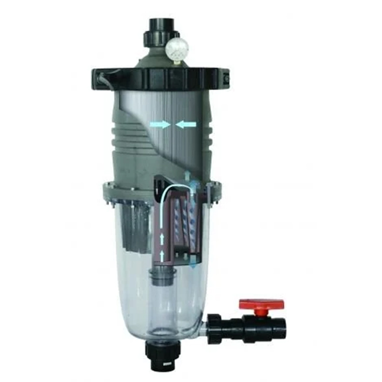 Centrifugal pre-filter with Multicyclone Plus&Ultra cartridge