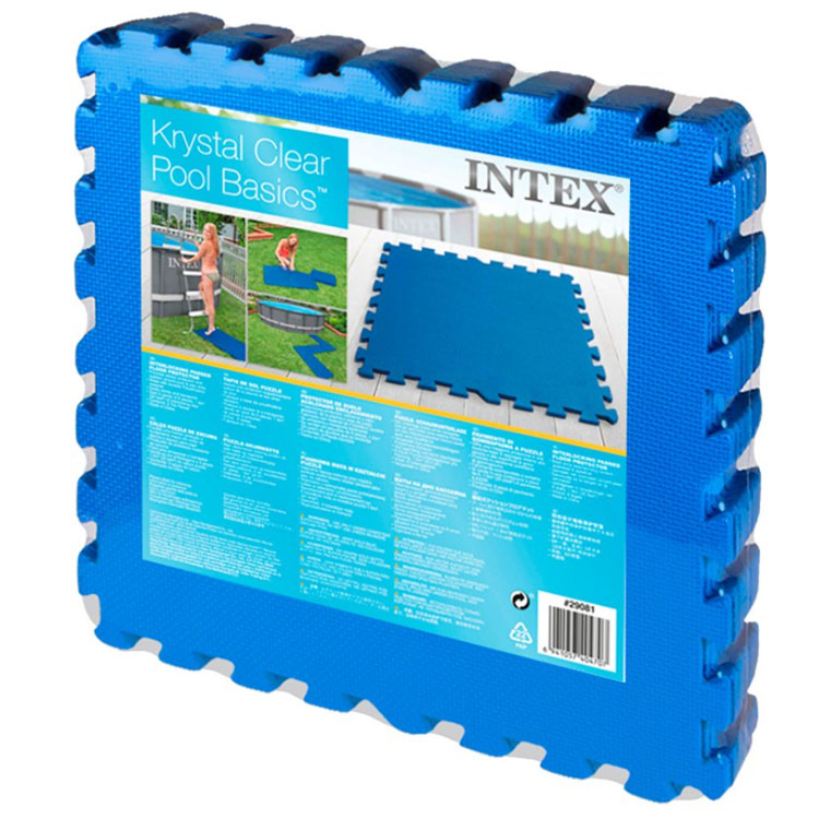 Protecteur de fond de piscine Intex 50x50x1 cm 8 pièces - 29081
