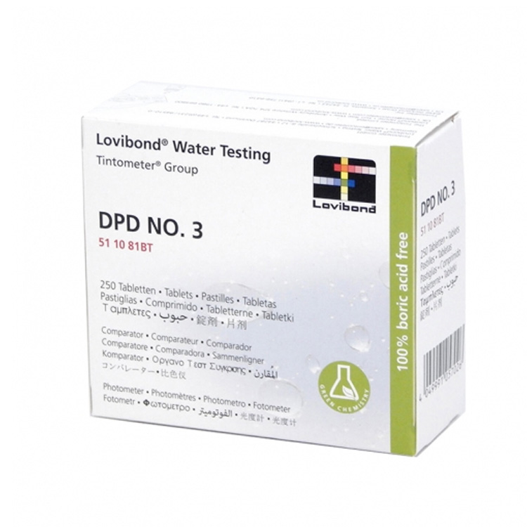 Reagentes DPD 3 total de cloro fotômetro