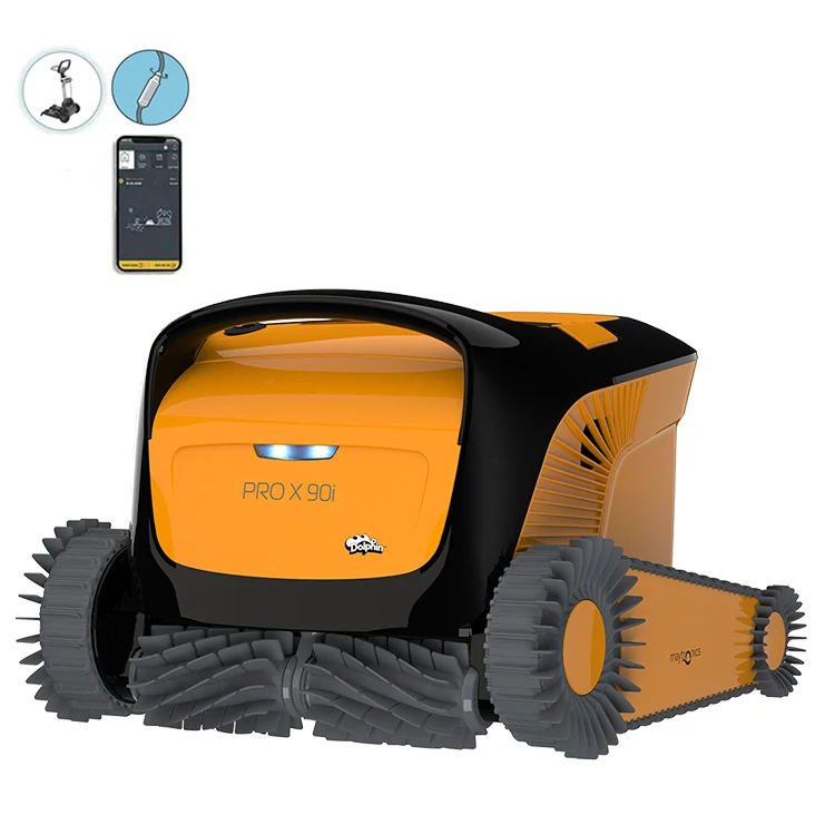 Pulitore robotico Dolphin ProX 90i per piscine pubbliche