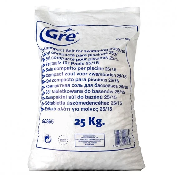 Zwembad zoutzak 25 kg Gre 90365