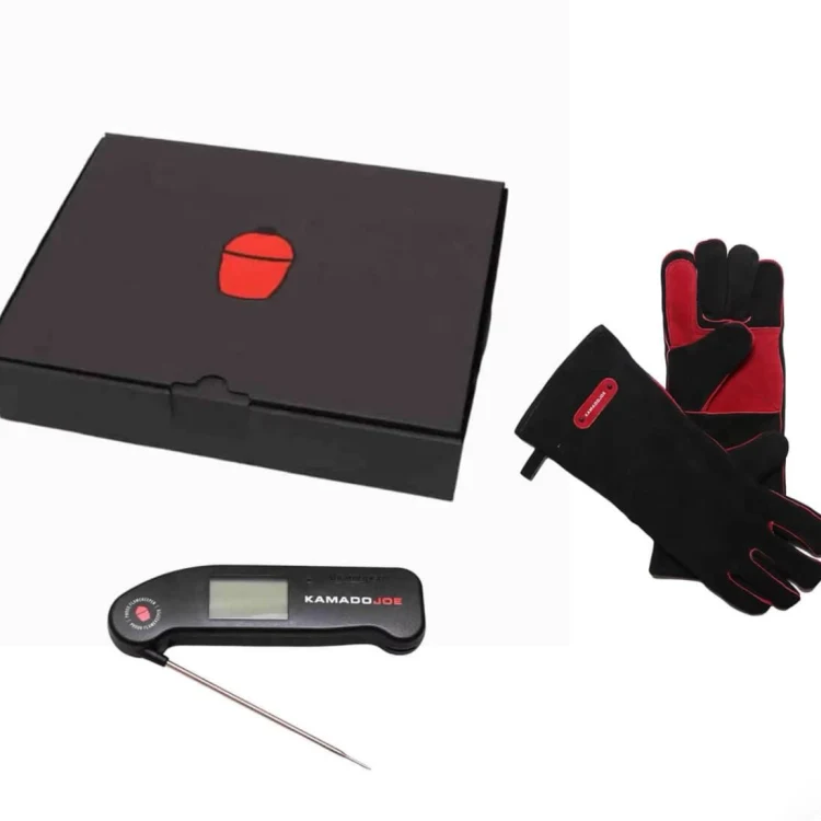 Set  Kamado Joe termometro y guantes