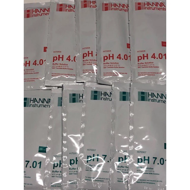 Solutions standard pH4 et pH7 (6un.)