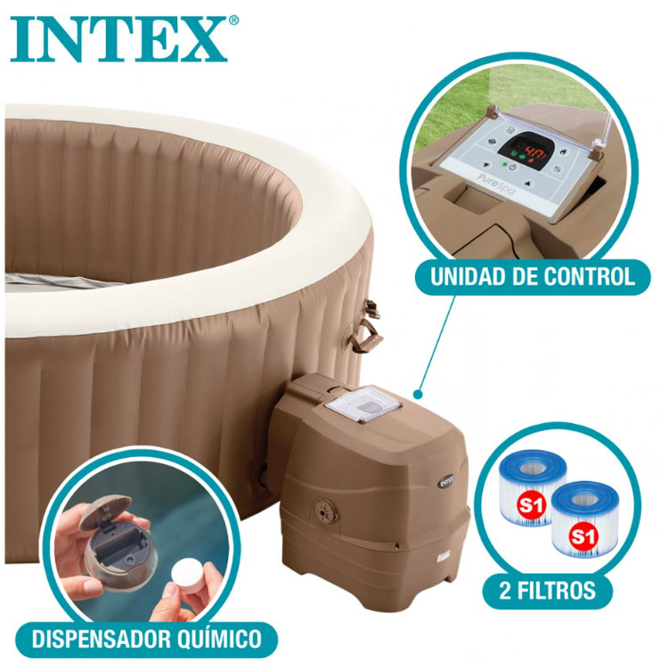 Intex 6 person hot tub Greywood Deluxe - 28442EX
