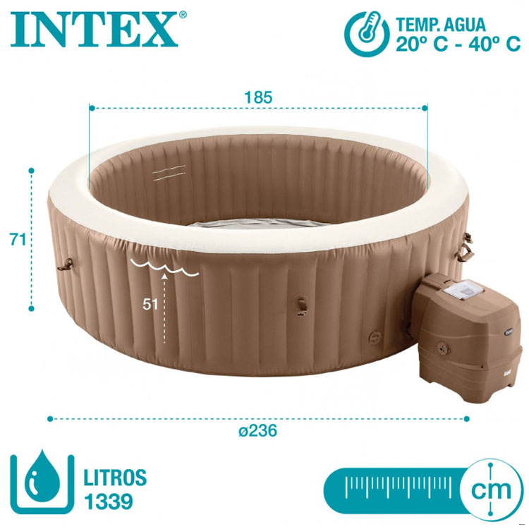 Спа буркани Intex за 8 души 1.339 литра - 28412EX