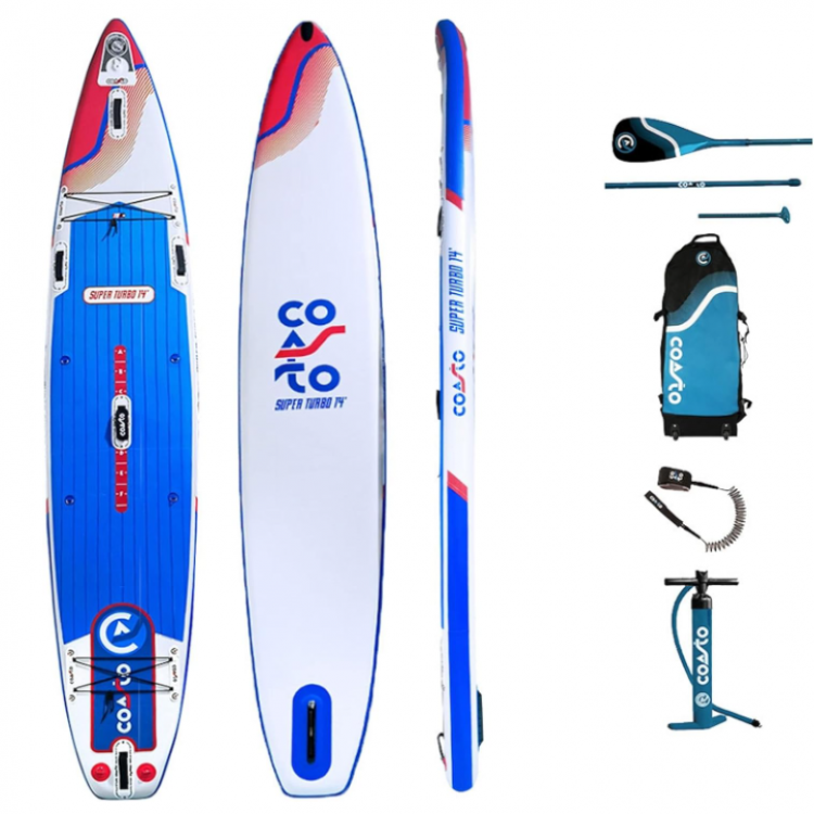 Coasto Super Turbo 14' inflatable surfboard