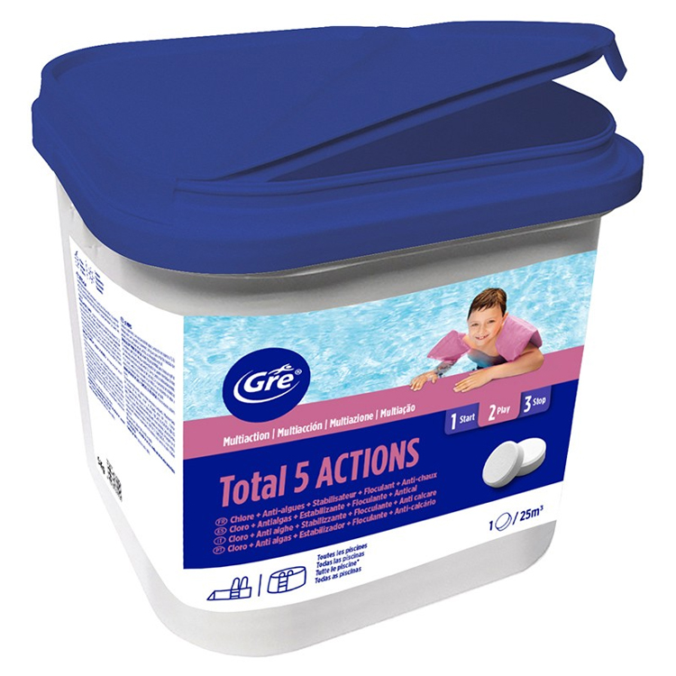 Totaal multi-action tablets 5 acties Gre