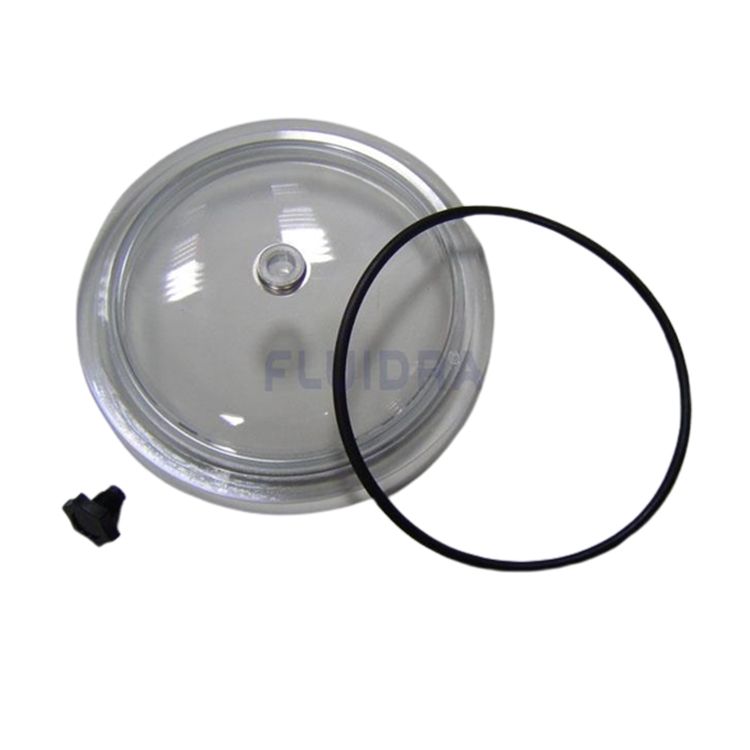 Lid with gasket and pre-filter cap 33 litres with sight glass 4405040401