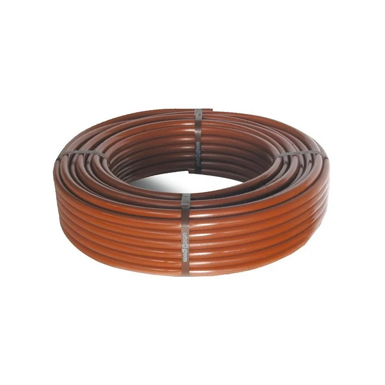 Tubo di irrigazione a goccia integrato marrone (bobina 100 m)