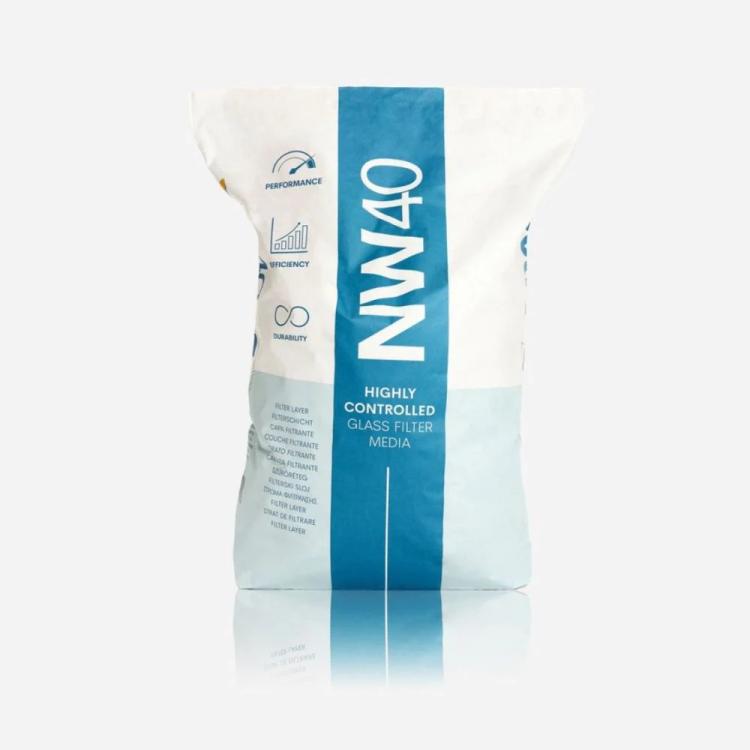 Szkło filtracyjne NW40, 20 kg