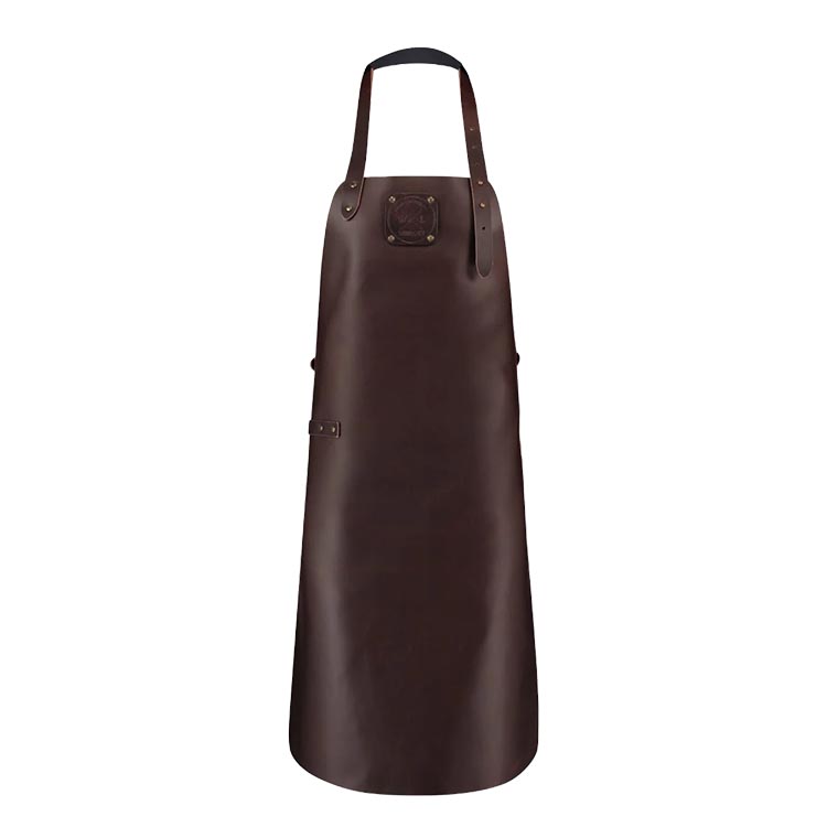 Witloft Delantal de cuero Classic Apron XXL Dark Brown/Dark Brow
