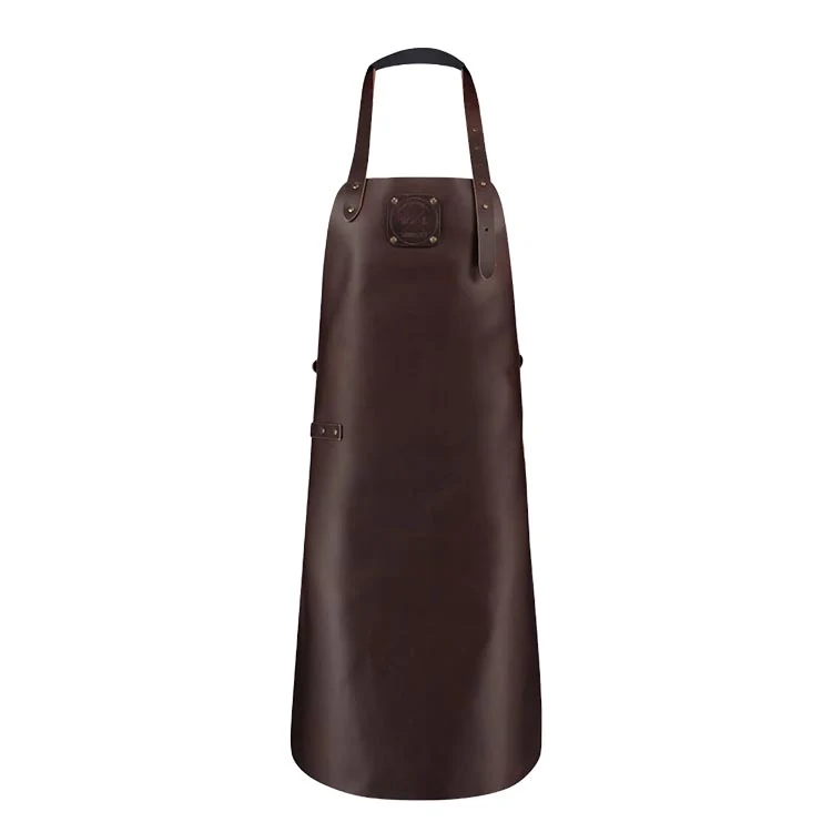 Witloft Grembiule in pelle Classic XXL Marrone scuro/Marrone scuro