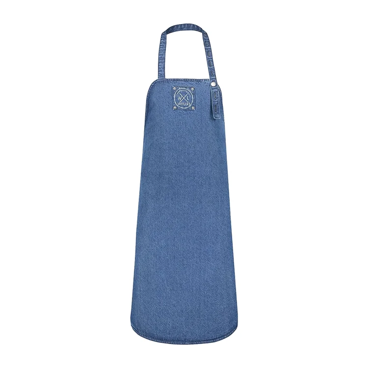 Witloft Grembiule lungo in denim blu