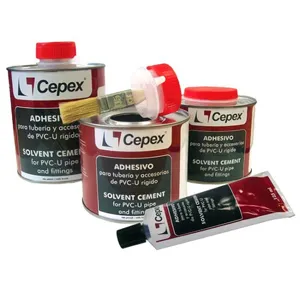 Adhesives and solvents for PVC